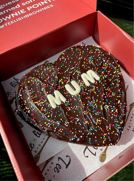 Brownie Heart Cakes